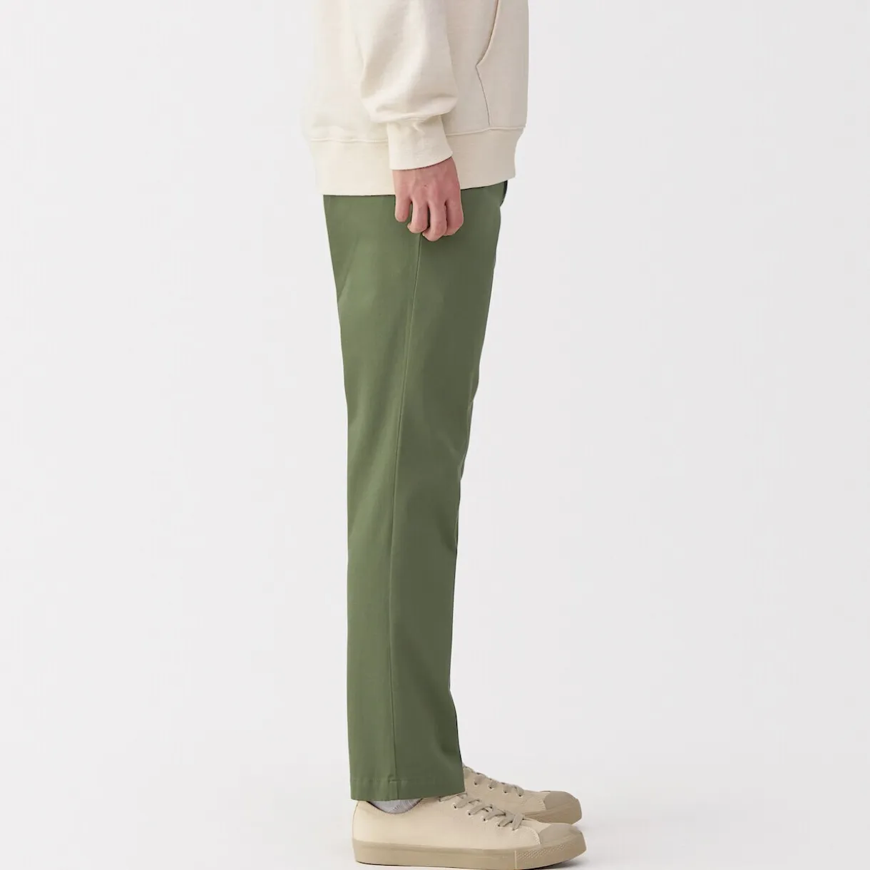 Pantalon Chino en coton stretch coupe slim pour homme