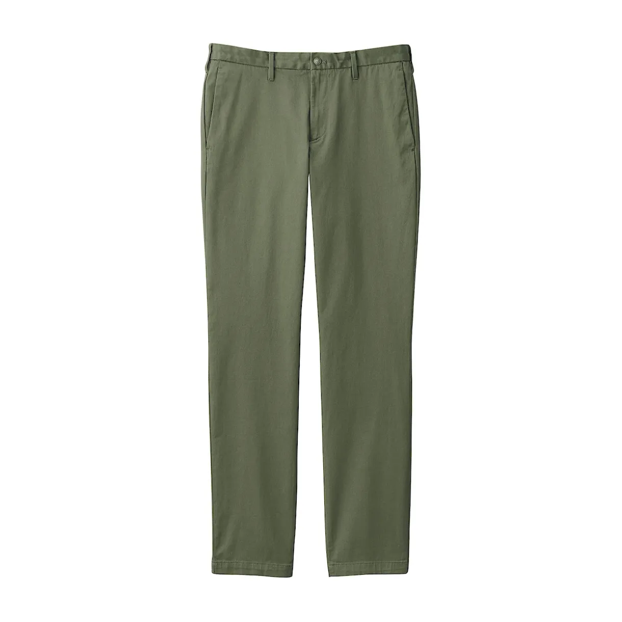 Pantalon Chino long en coton stretch coupe slim pour homme