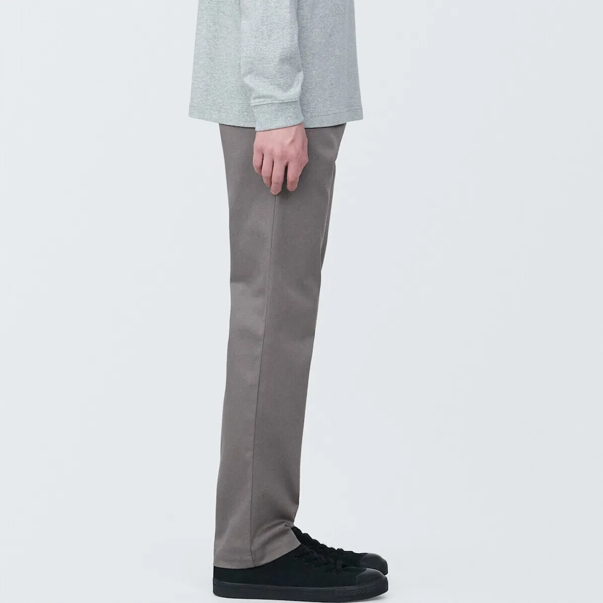 Pantalon Chino long en coton stretch coupe slim pour homme