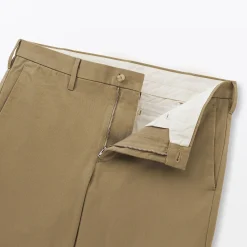 Pantalon Chino long en coton stretch coupe slim pour homme