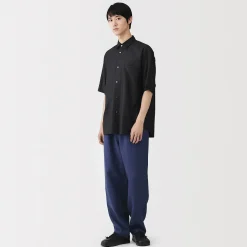 Pantalon confortable en lin et lyocell pour homme
