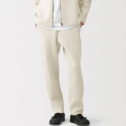 Pantalon confortable en maille côtelée Milano de coton pour homme