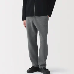 Pantalon confortable en maille côtelée Milano de coton pour homme