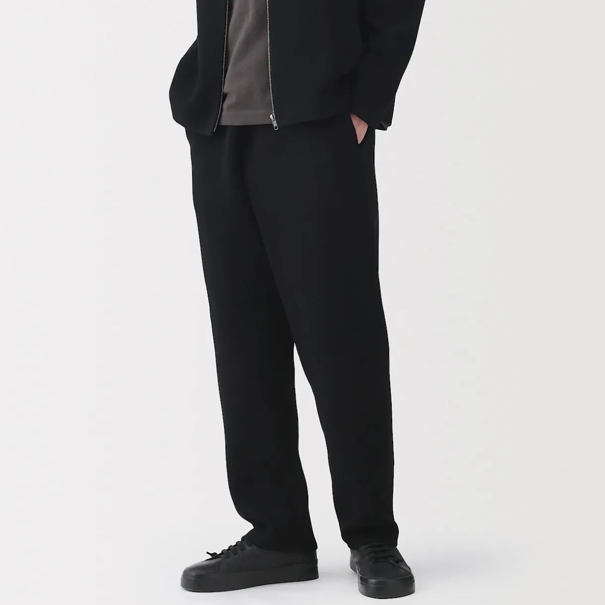 Pantalon confortable en maille côtelée Milano de coton pour homme