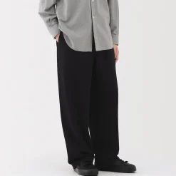 Pantalon confortable en mélange de cachemire recyclé pour homme