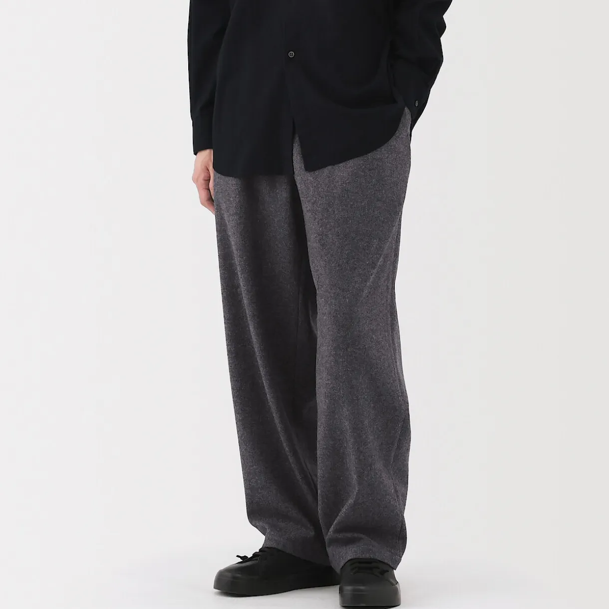 Pantalon confortable en mélange de cachemire recyclé pour homme