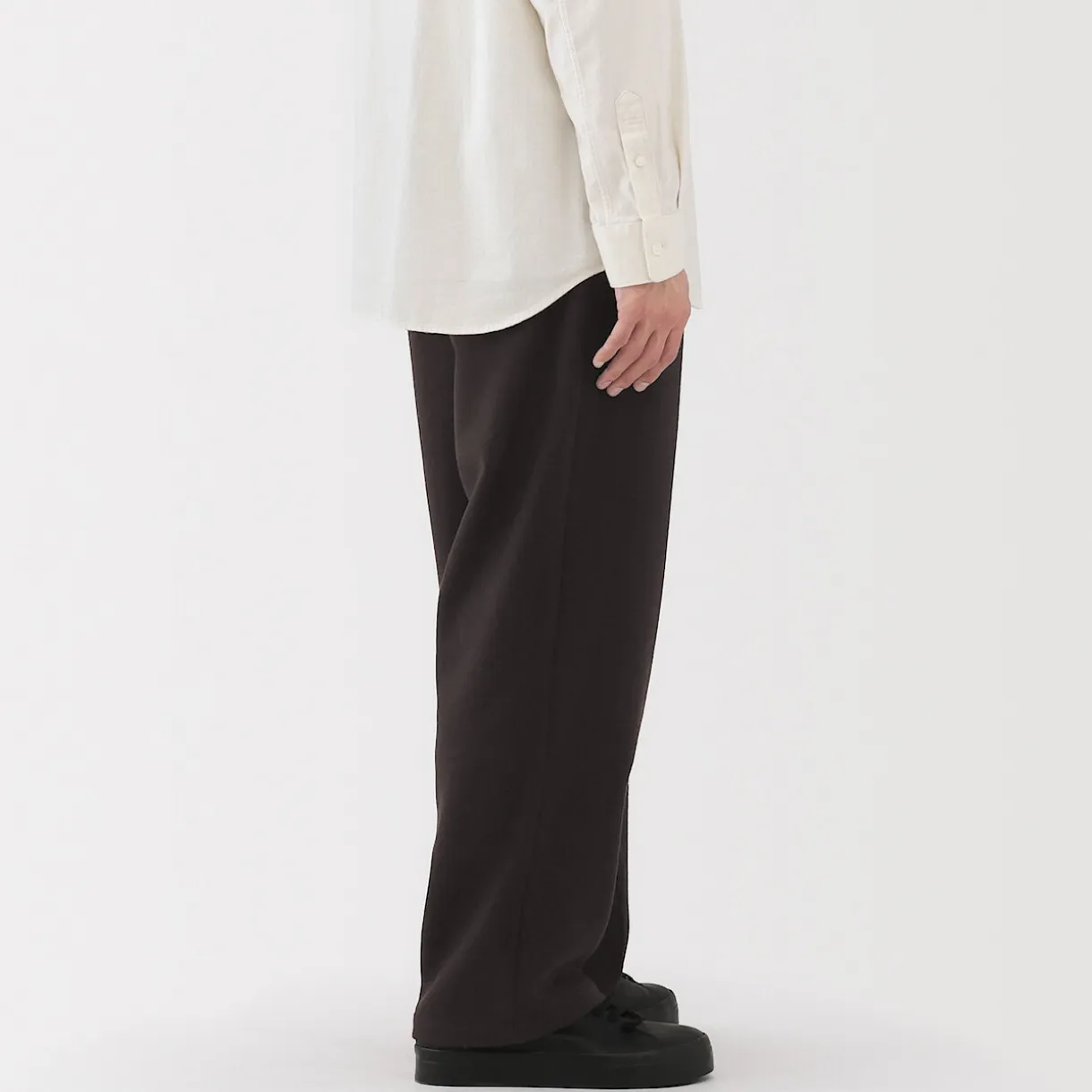 Pantalon confortable en mélange de cachemire recyclé pour homme