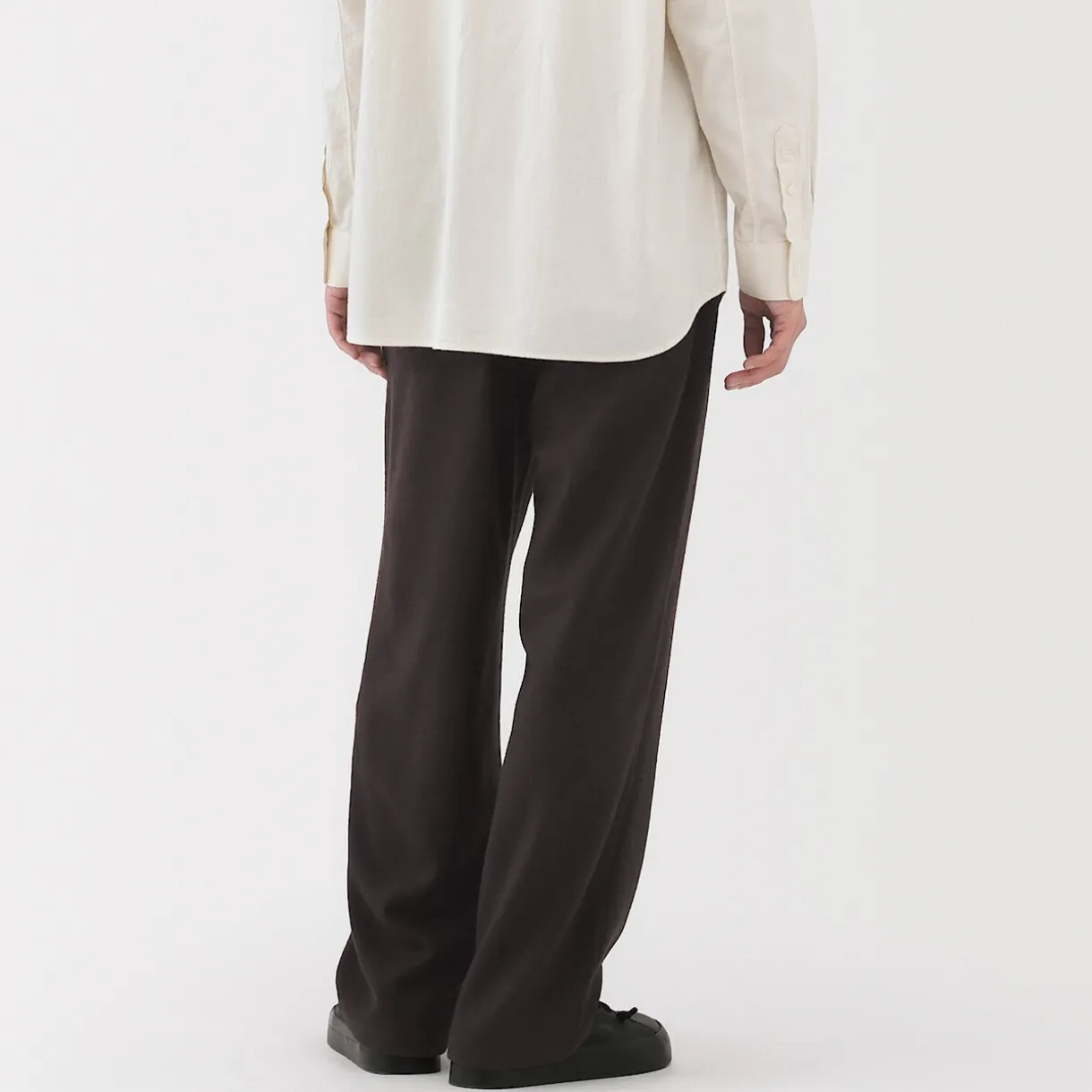 Pantalon confortable en mélange de cachemire recyclé pour homme