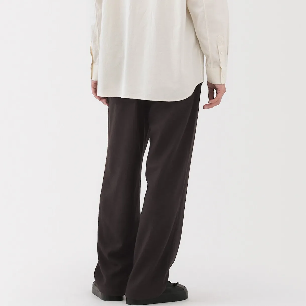 Pantalon confortable en mélange de cachemire recyclé pour homme