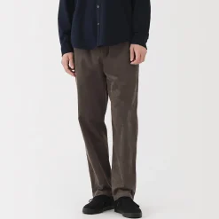 Pantalon confortable en velours côtelé pour homme