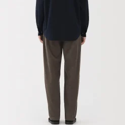 Pantalon confortable en velours côtelé pour homme