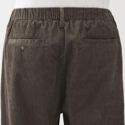 Pantalon confortable en velours côtelé pour homme