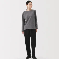 Pantalon coupe confortable en coton pour femme