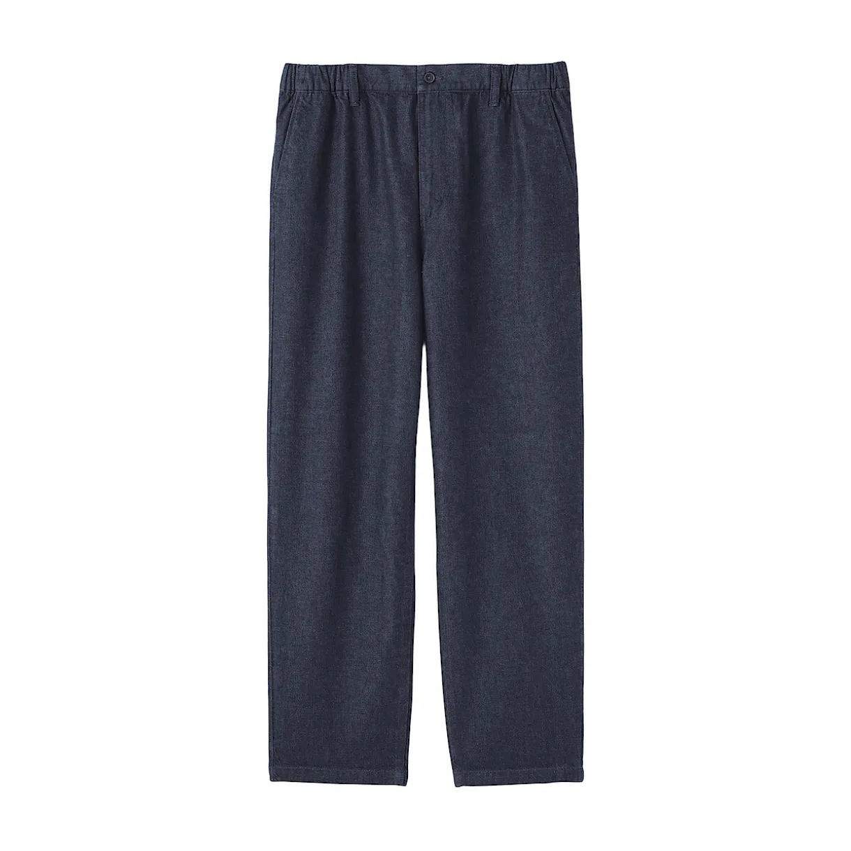 Pantalon coupe confortable en denim lavé pour homme ‐ Indigo