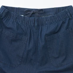Pantalon coupe confortable en denim lavé pour homme ‐ Indigo
