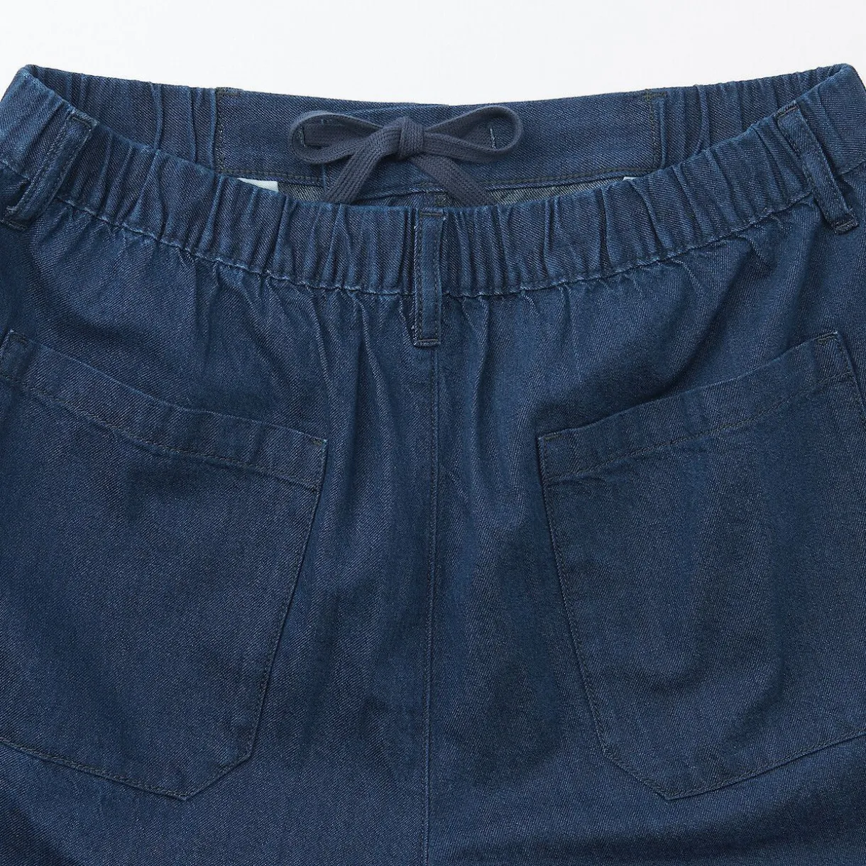 Pantalon coupe confortable en denim lavé pour homme ‐ Indigo