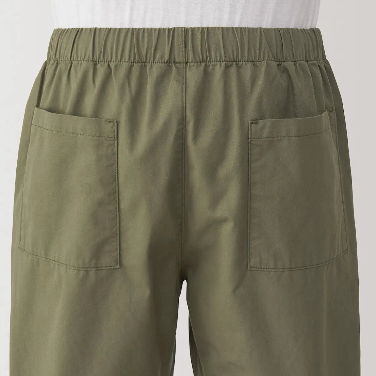 Pantalon coupe confortable en coton lavé pour homme