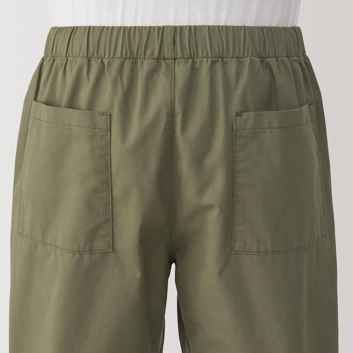 Pantalon coupe confortable en coton lavé pour homme