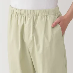 Pantalon coupe confortable en coton lavé pour homme