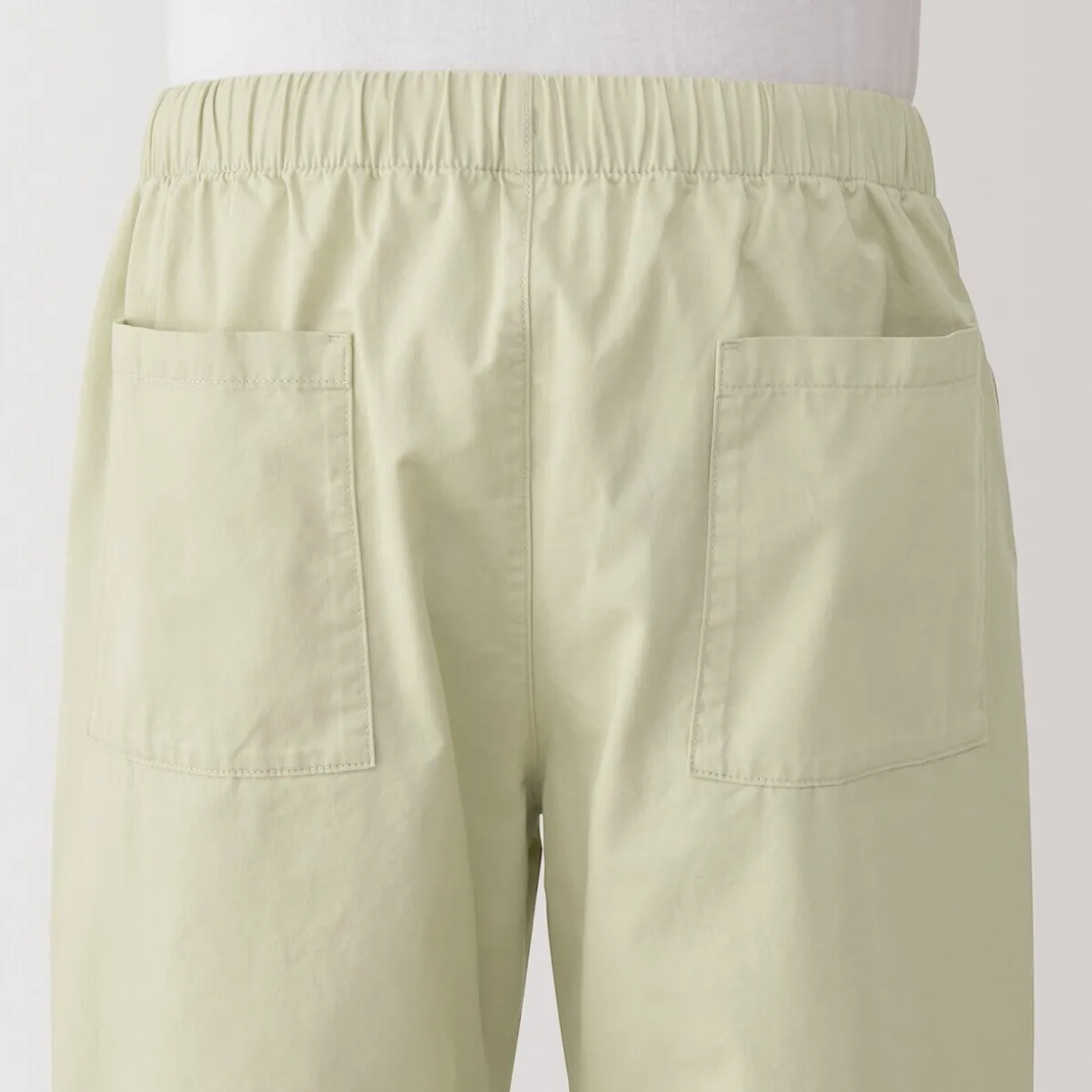 Pantalon coupe confortable en coton lavé pour homme