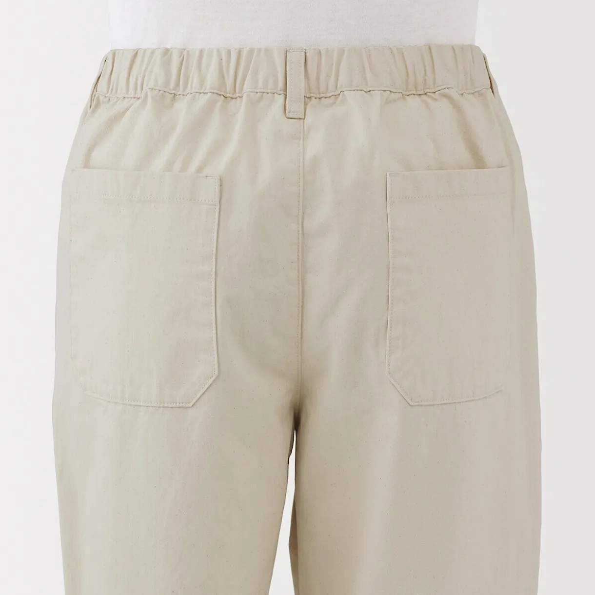 Pantalon coupe confortable en denim lavé pour homme ‐ Naturel
