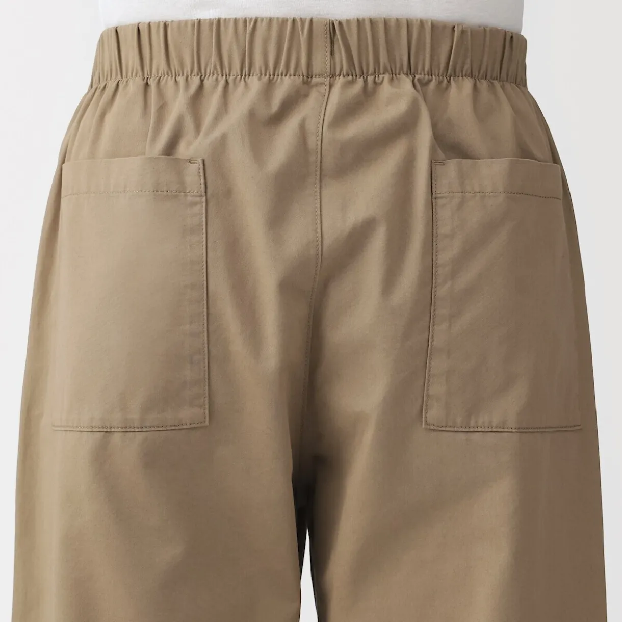 Pantalon coupe confortable en coton lavé pour homme