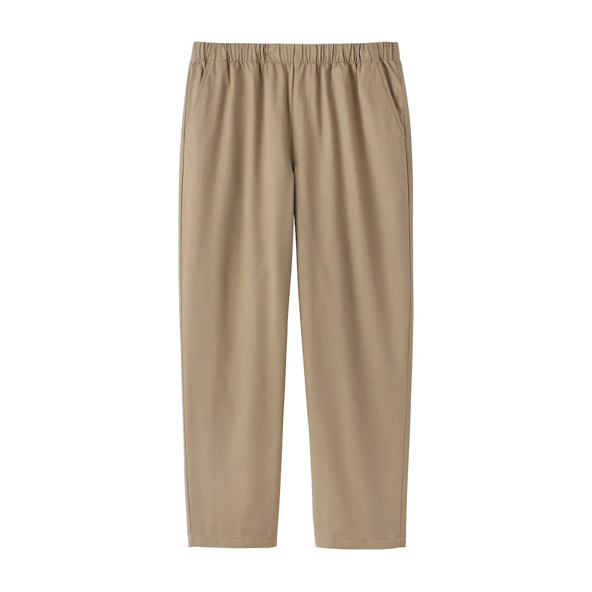 Pantalon coupe confortable en coton lavé pour homme
