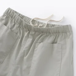 Pantalon coupe confortable en coton lavé pour homme