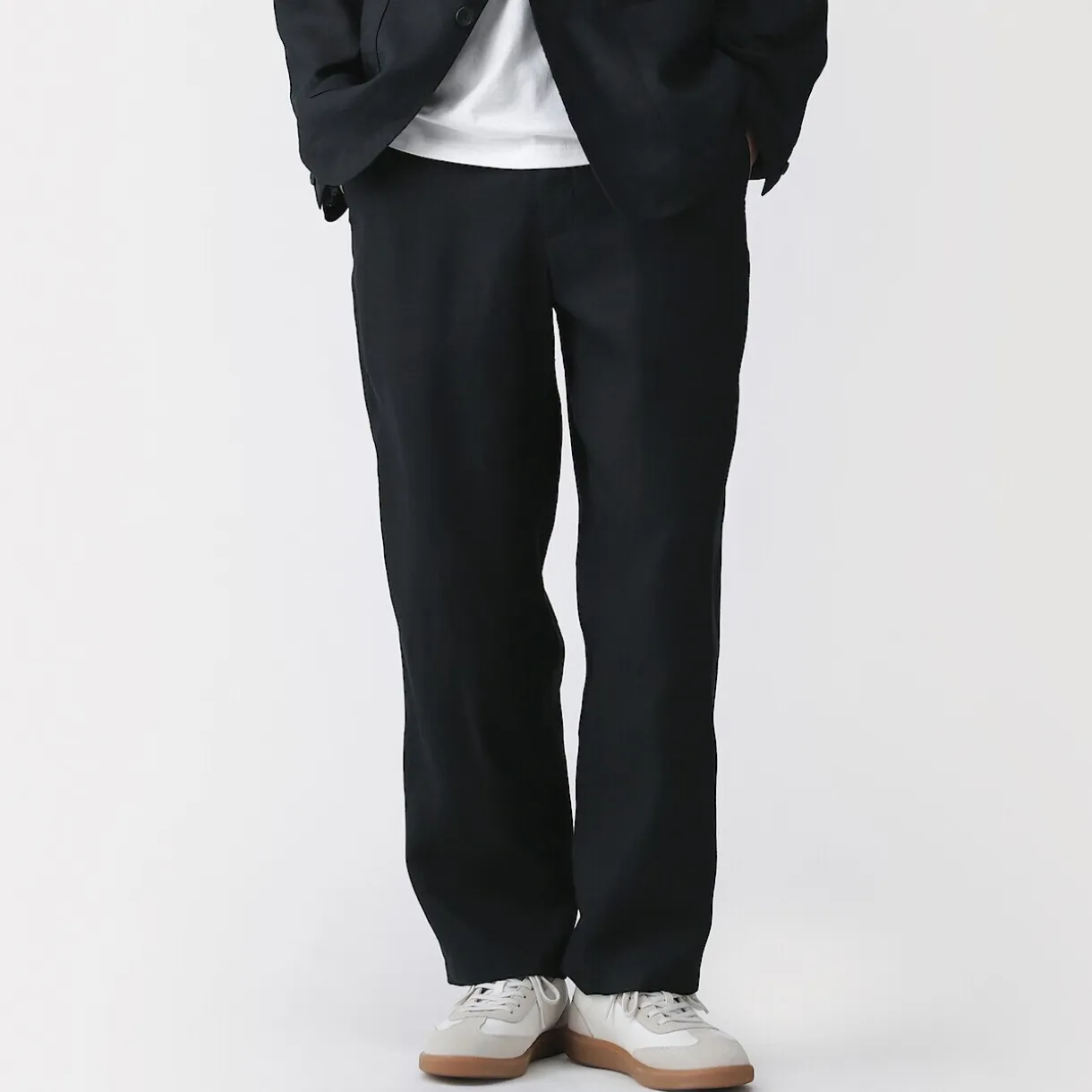 Pantalon en lin lavé pour homme