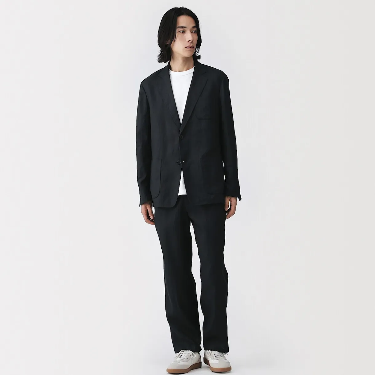 Pantalon en lin lavé pour homme