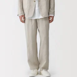 Pantalon en lin lavé pour homme