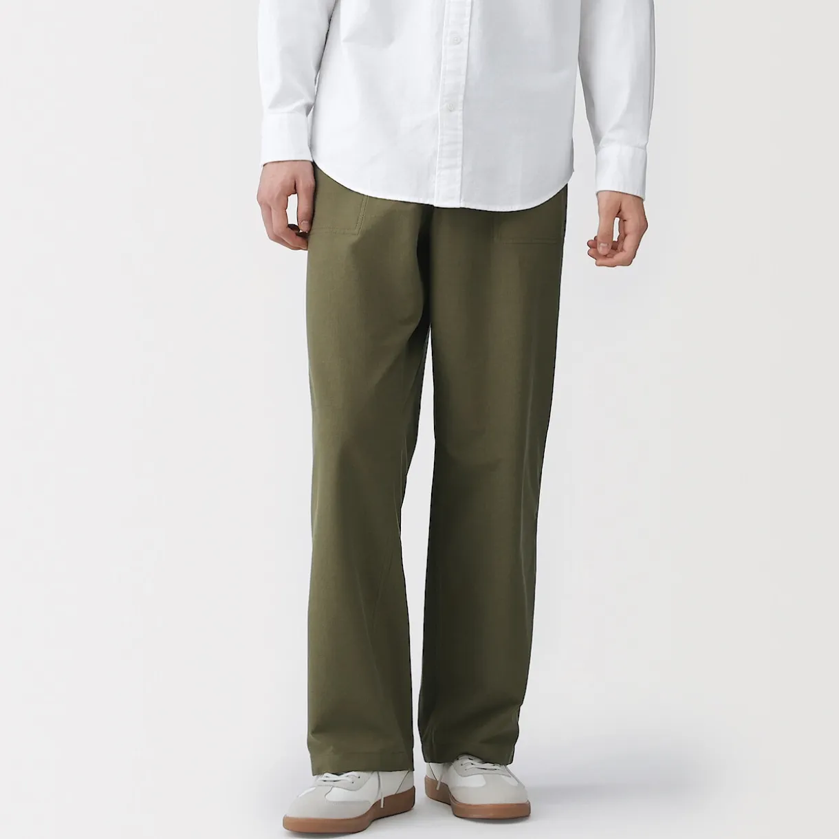 Pantalon extensible dans les deux sens à taille élastiquée pour homme