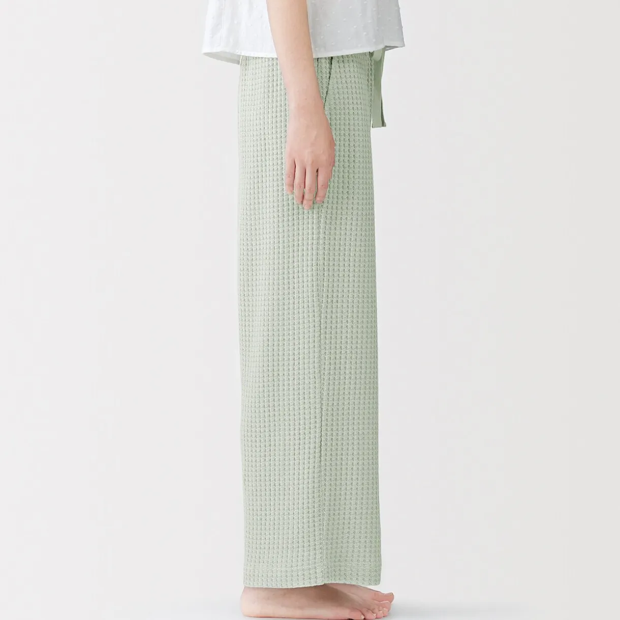 Pantalon long en maille ample pour femme