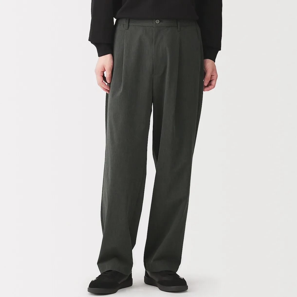 Pantalon plissé large Quick Dry pour homme