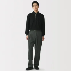 Pantalon plissé large Quick Dry pour homme