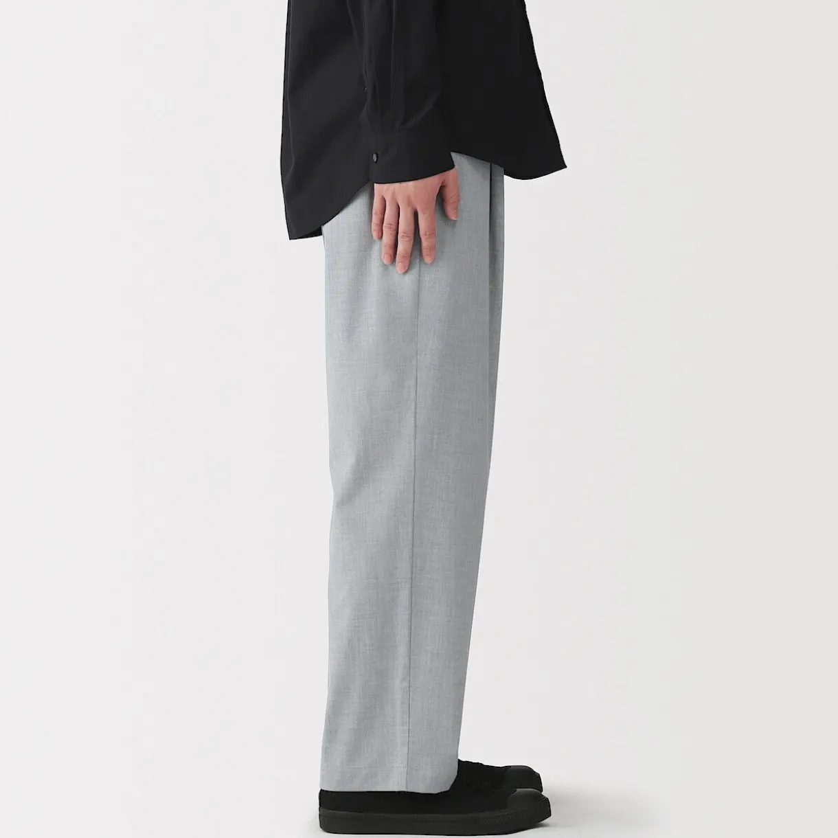 Pantalon plissé large Quick Dry pour homme