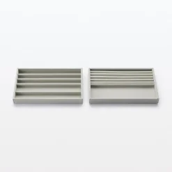 Plateau en velours L24X P16X H2.5cm