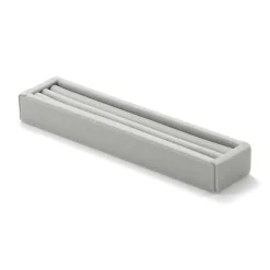 Plateau en velours pour bagues L16.7X P3.7X H2cm
