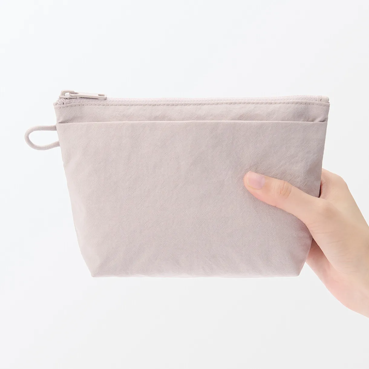 Pochette à poser en nylon texturé ‐ Moyenne