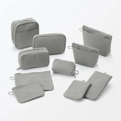 Pochette à poser en nylon texturé ‐ Moyenne