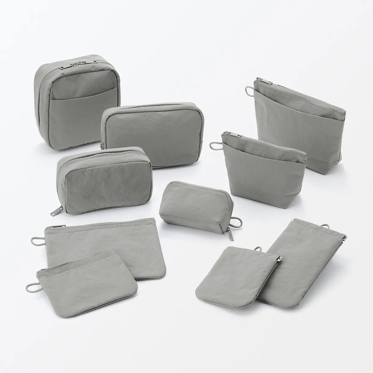 Pochette à poser en nylon texturé ‐ Moyenne