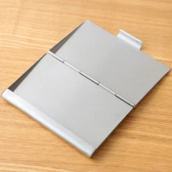 Porte cartes de visite en inox S