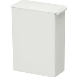 Poubelle rectangulaire en PP à couvercle ‐0.9L
