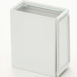 Poubelle rectangulaire en PP à couvercle ‐ 3L