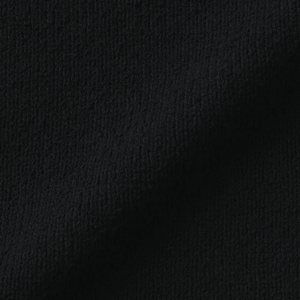 Pull à col ras du cou bouclé en mélange de coton pour femme