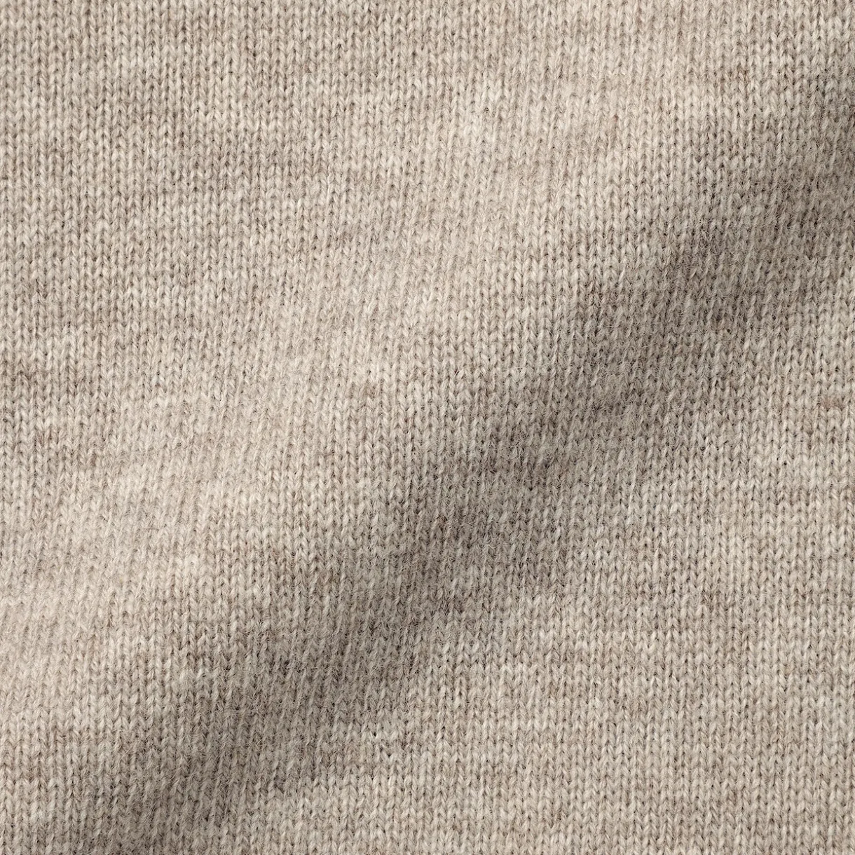Pull à col rond en laine tricot moyen pour homme