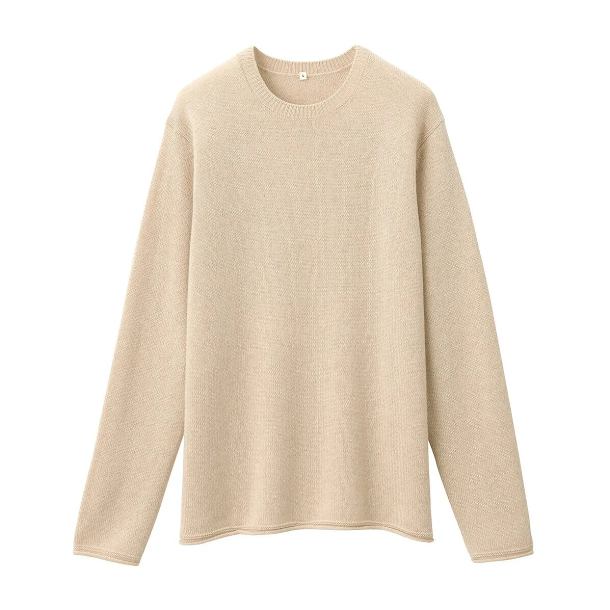 Pull col rond en cachemire pour homme