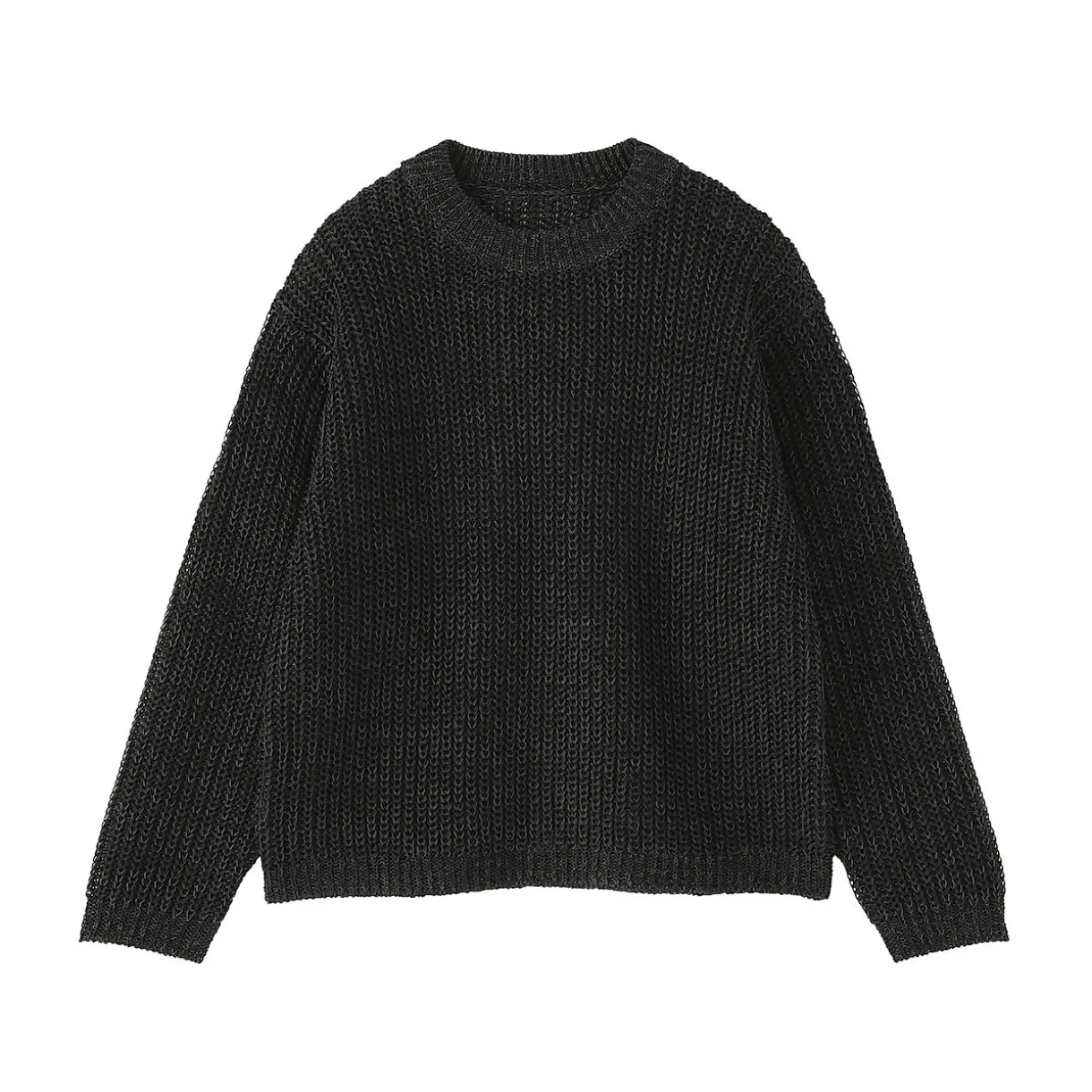 Pull en coton biologique à grosses mailles et torsadé pour homme