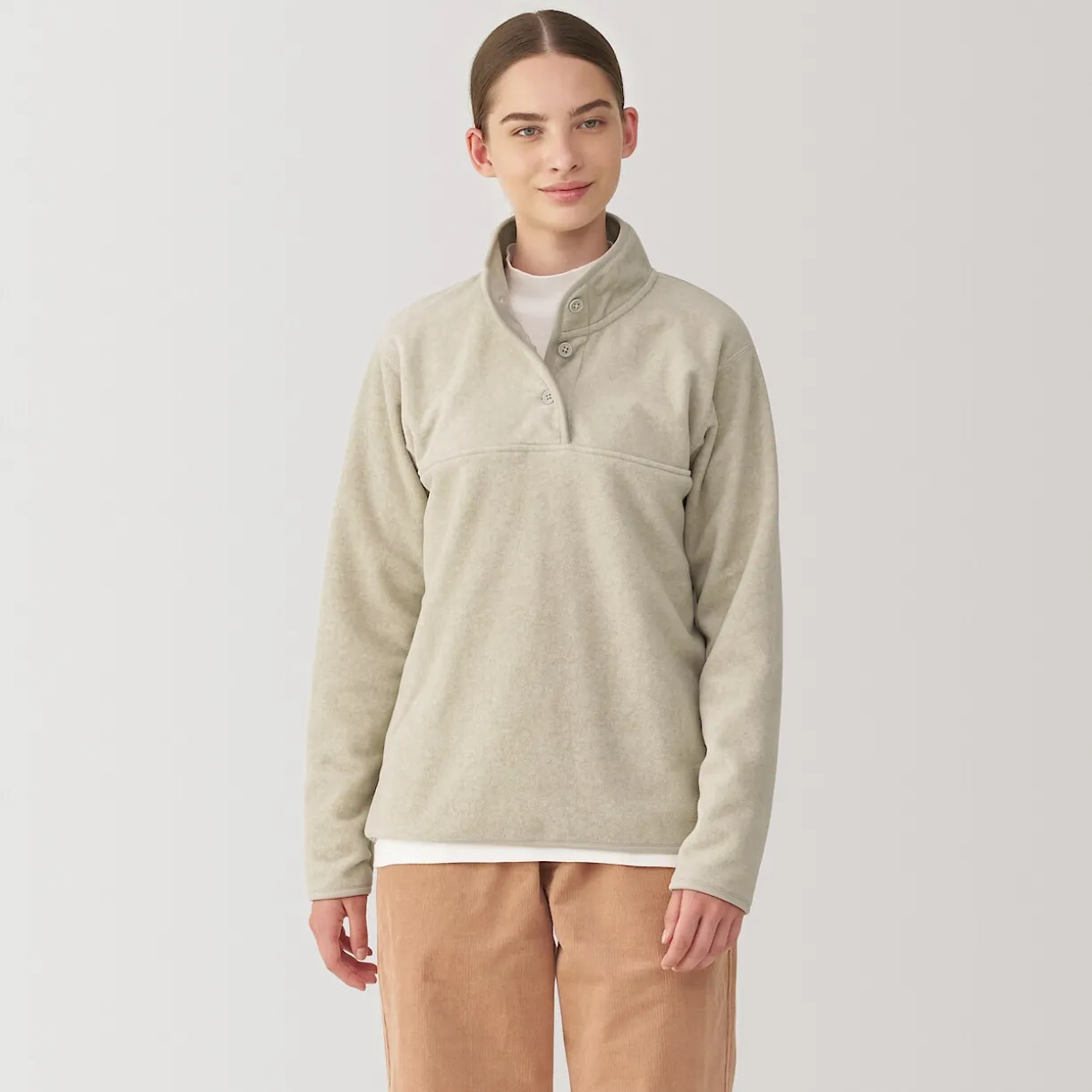 Pull en polaire de polyester recyclable femme