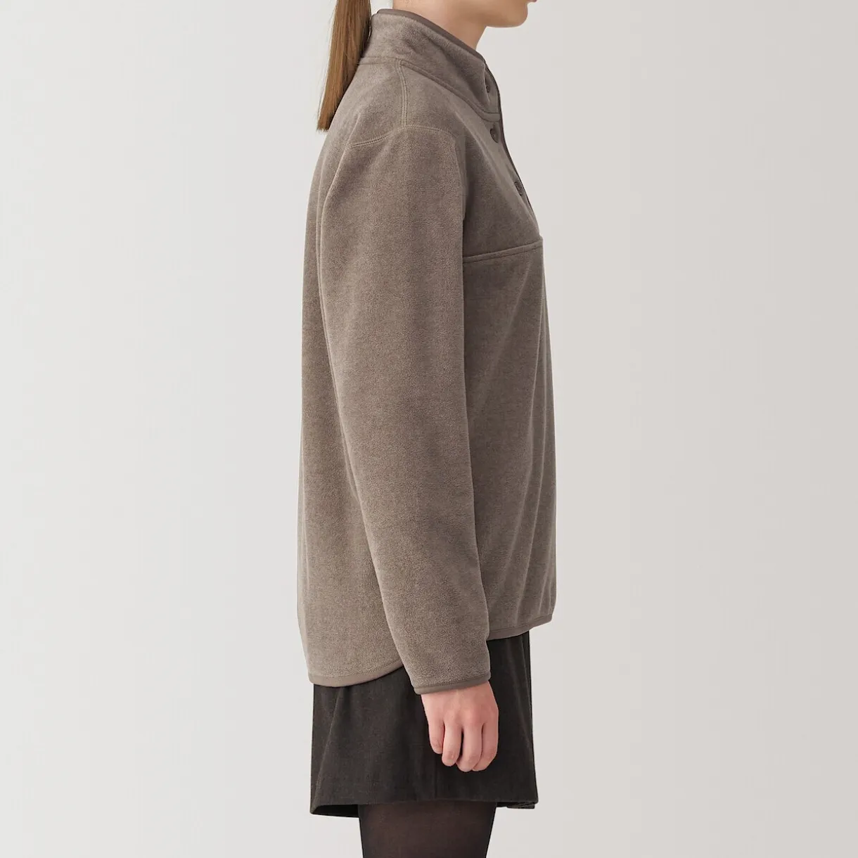 Pull en polaire de polyester recyclable femme